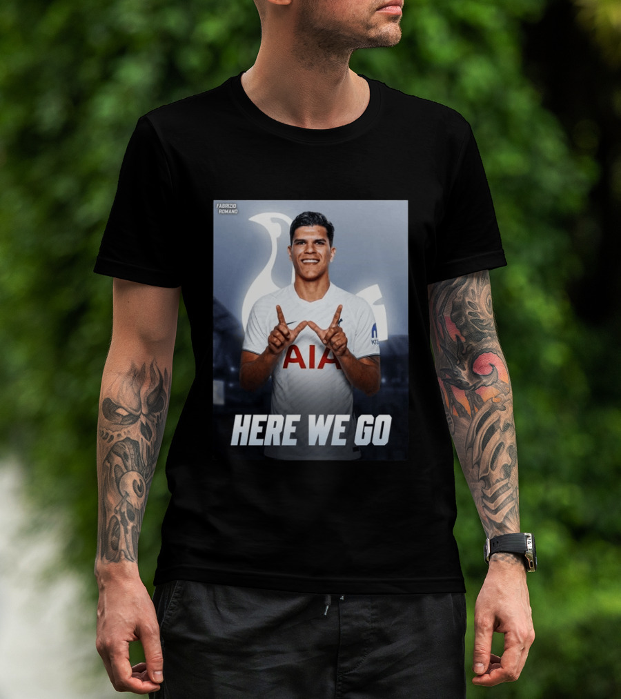Fabrizio Romano Mateus Fernande Tottenham Here We Go T-Shirt