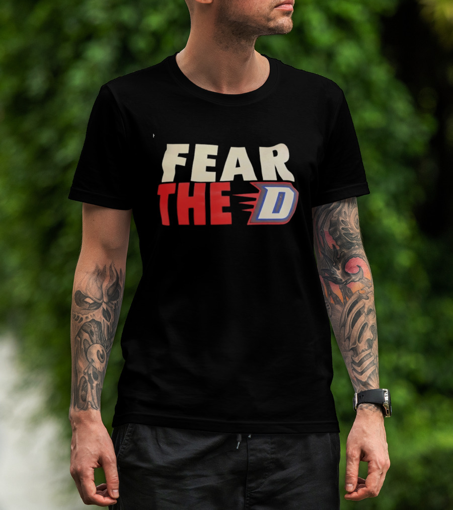 Fear The D DePaul Blue Demons Basketball Team Spirit T-Shirt