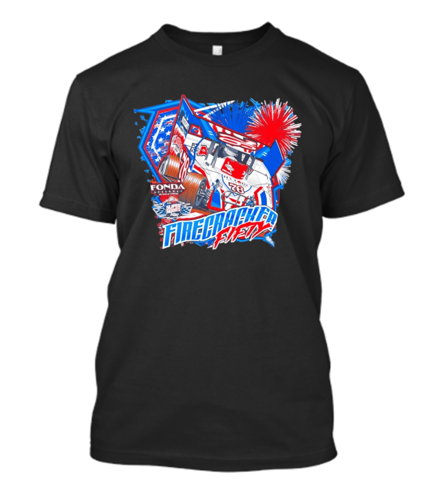 Firecracker Fifty 2026 Bob Hilbert Super Series Fonda Speedway Racing T-Shirt
