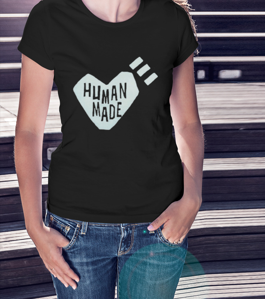 Ningensei Aizome Heart Human Made T-Shirt