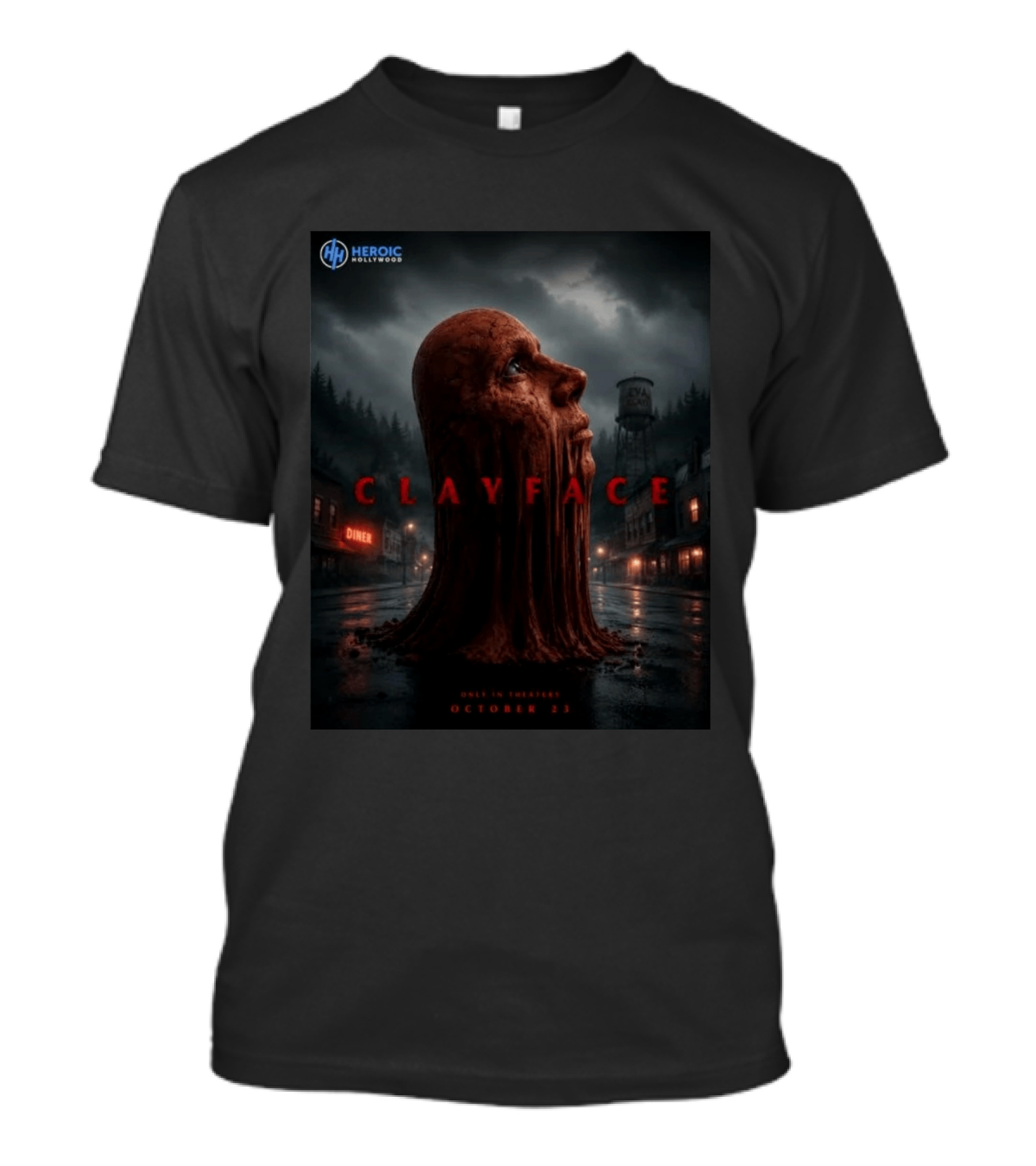 Heroic Hollywood Clayface Only In Theaters October 23 T-Shirt