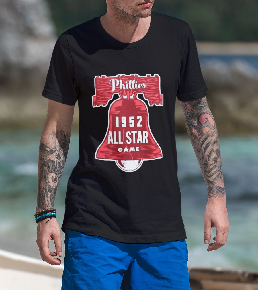 Phillies Liberty Bell 1952 All Star Game T-Shirt