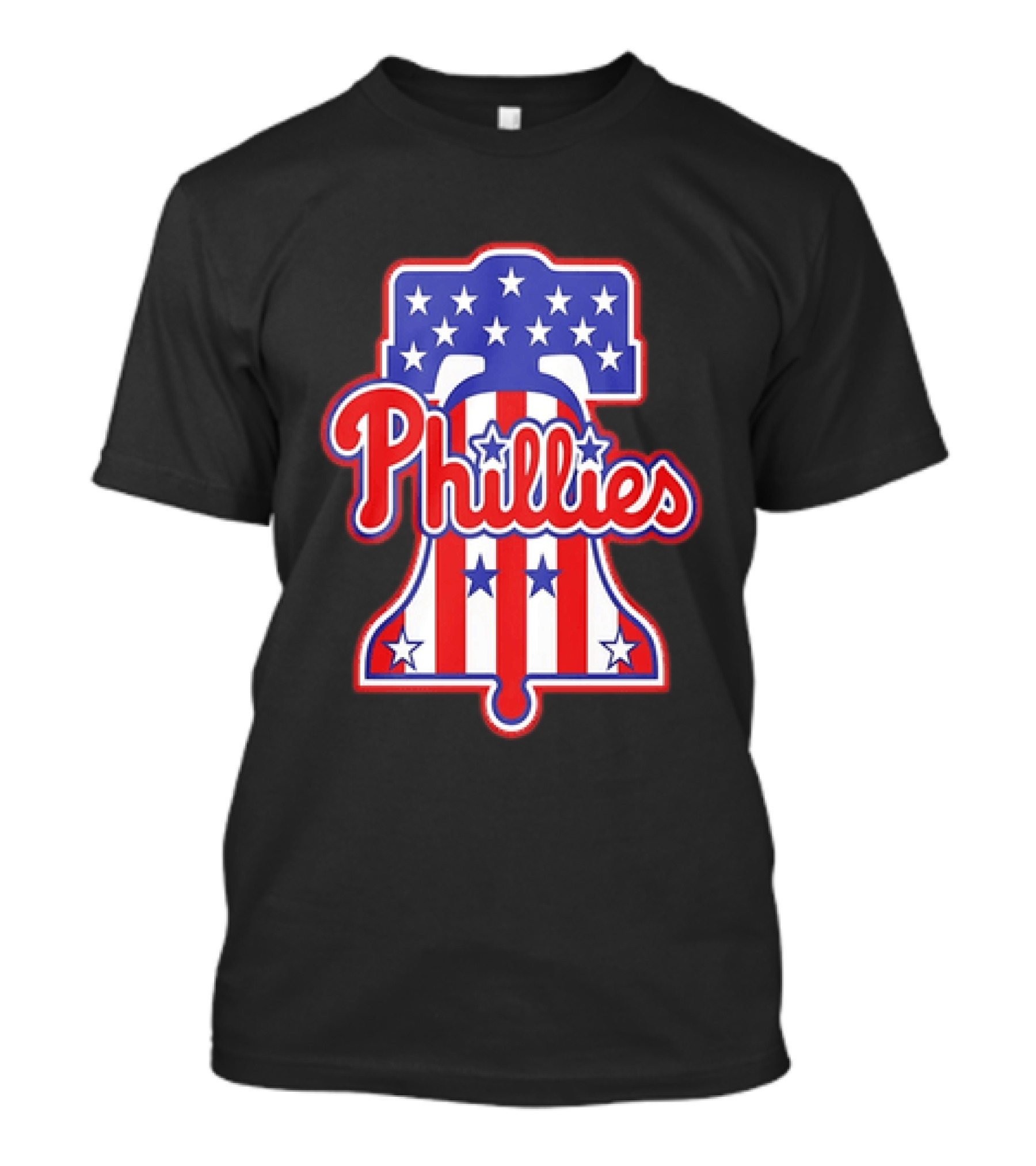 Phillies Liberty Bell Stars Stripes Patriotic 250th Anniversary T-Shirt