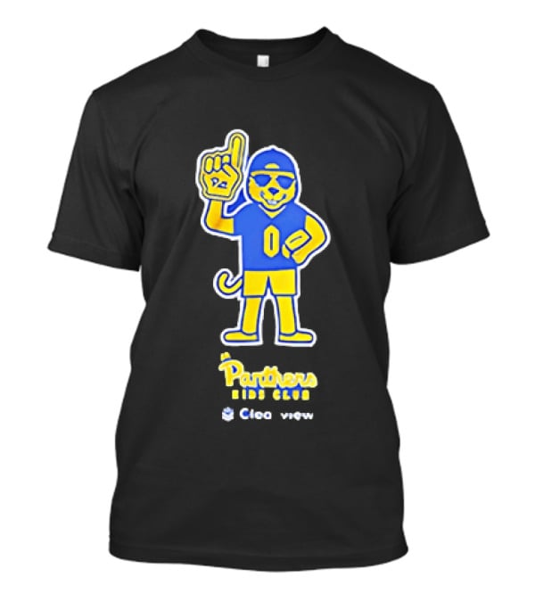 Pittsburgh Panthers Jr Panthers Club Clearview Mascot Football Fan T-Shirt