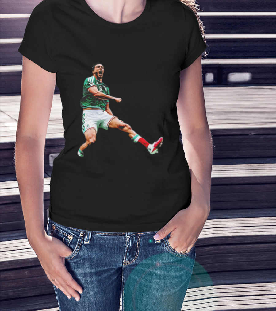 Raúl Jiménez Celebrating Mexico National Soccer Team Victory T-Shirt