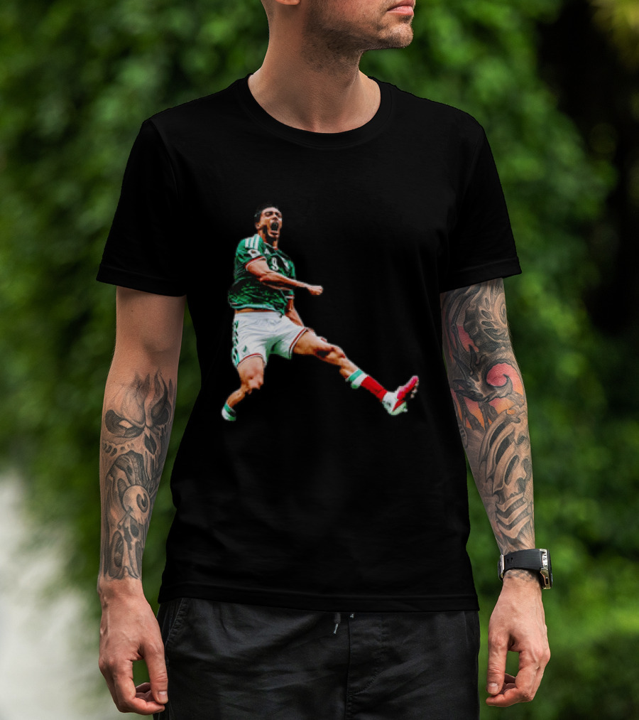 Raúl Jiménez Celebrating Mexico National Soccer Team Victory T-Shirt