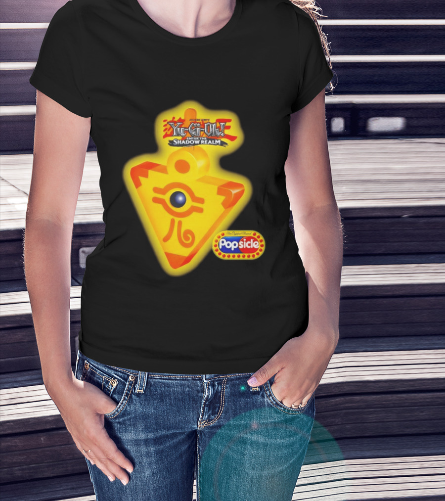 Shonen Jump Yu Gi Oh Enter The Shadow Realm Millennium Puzzle Popsicle T-Shirt
