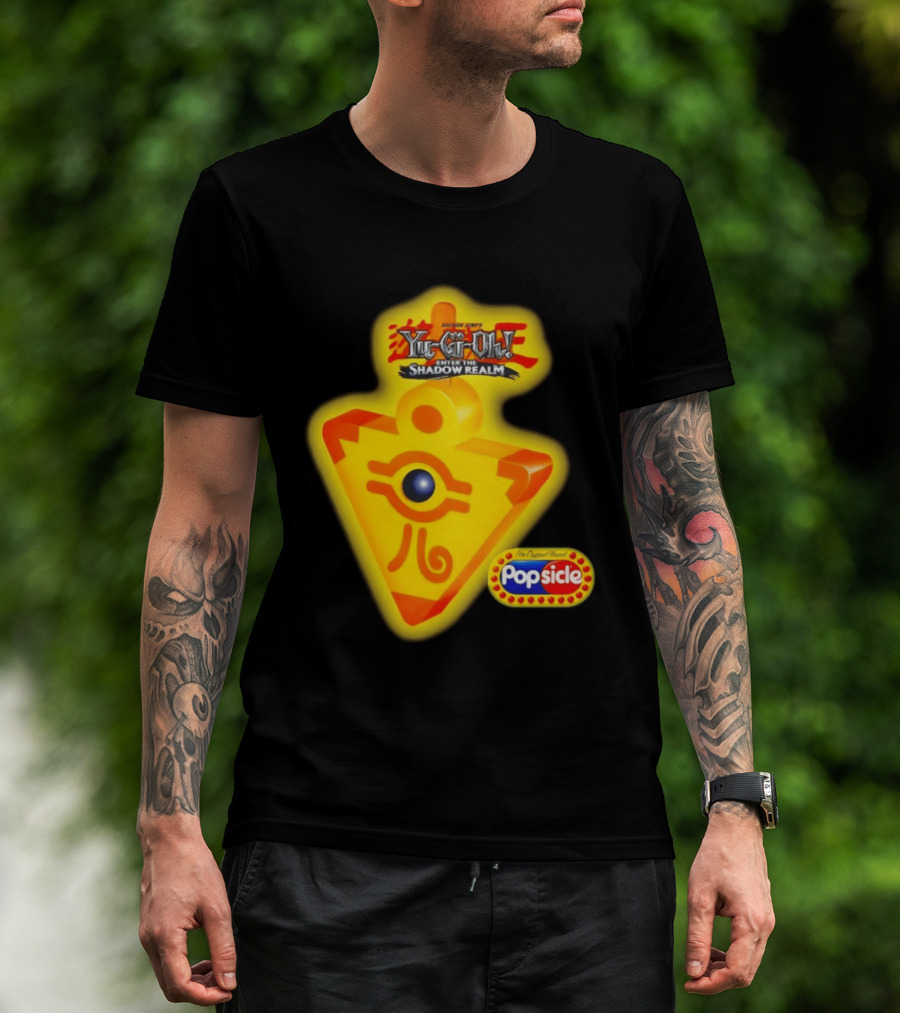 Shonen Jump Yu Gi Oh Enter The Shadow Realm Millennium Puzzle Popsicle T-Shirt