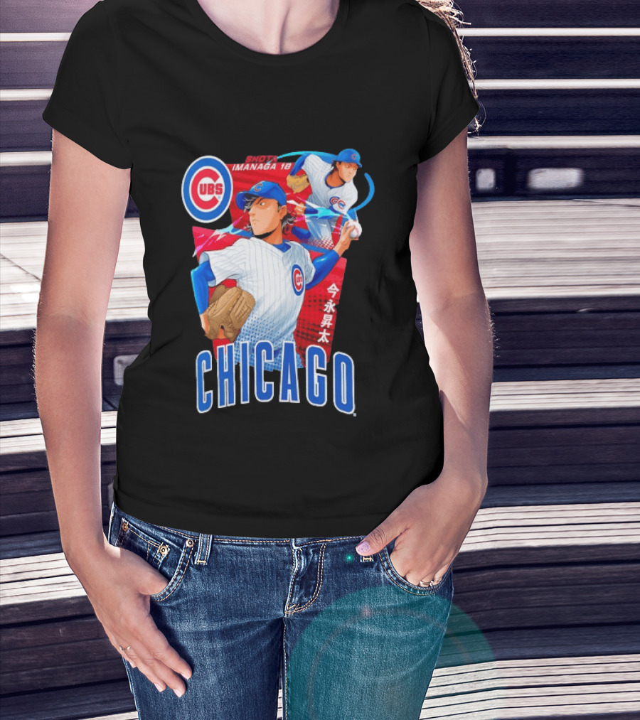 Chicago Cubs Shota Imanaga Anime Baseball Player T-Shirt