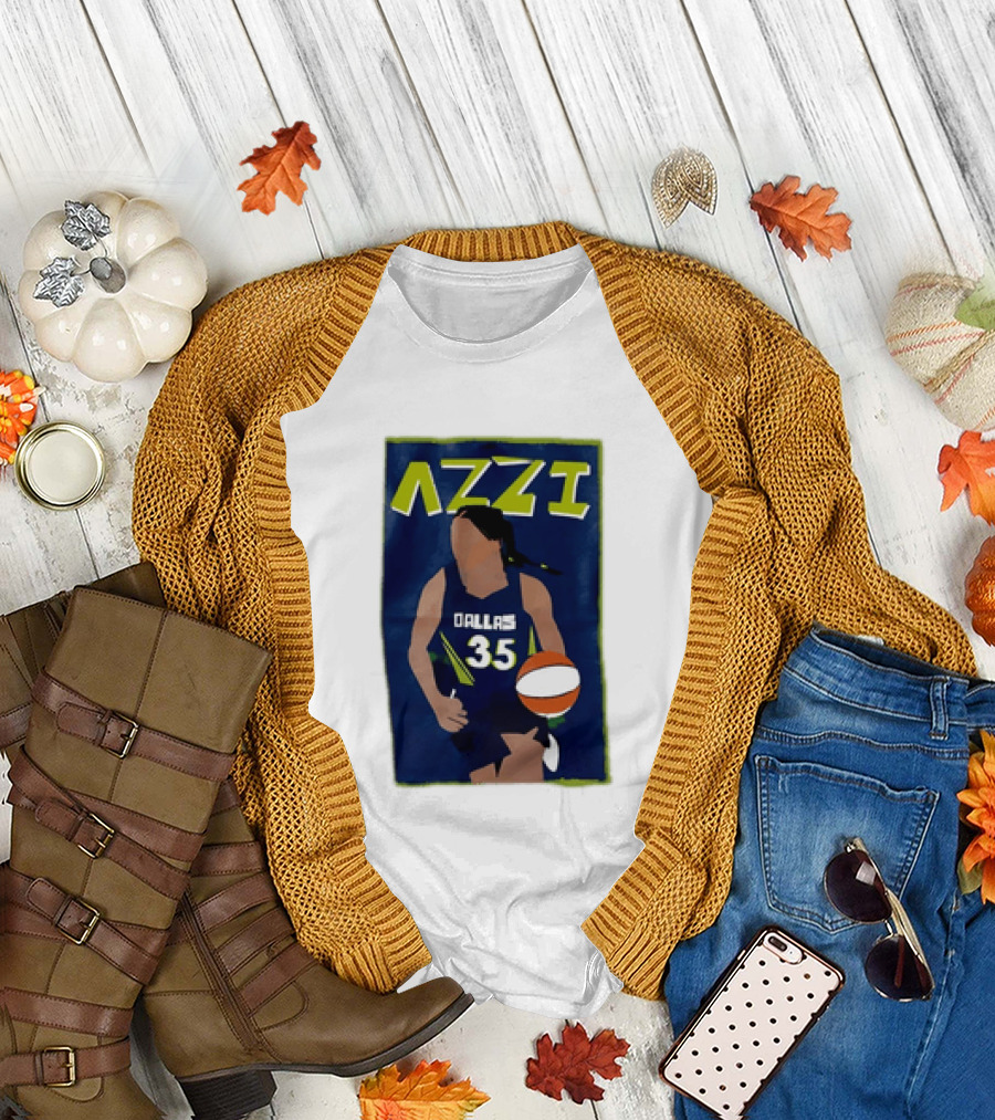 Azzi Fudd Dallas 35 Basketball WNBA 2026 Play Draft T-Shirt