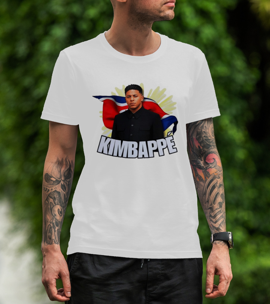 Kimbappé North Korea Leader Red Flag Fusion T-Shirt
