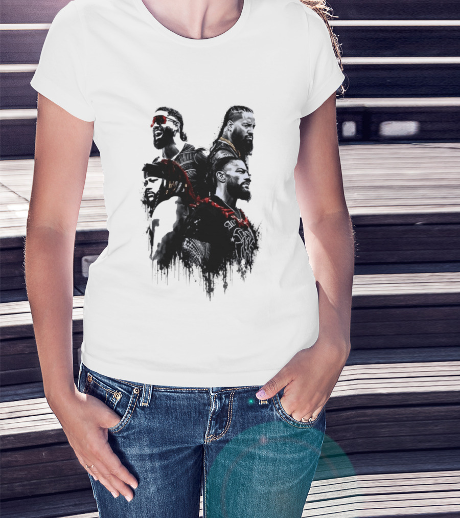 Bloodline Legacy Tribal Chief Wrestling Icons Collection T-Shirt