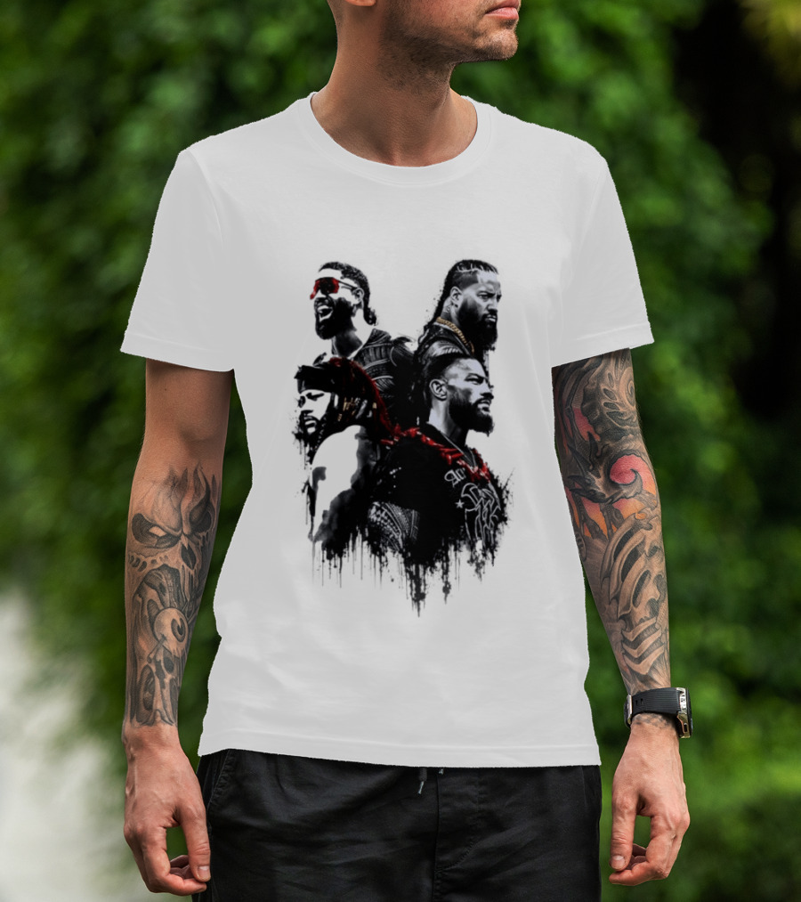 Bloodline Legacy Tribal Chief Wrestling Icons Collection T-Shirt