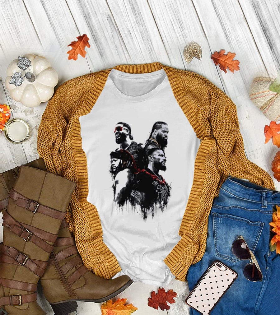 Bloodline Legacy Tribal Chief Wrestling Icons Collection T-Shirt