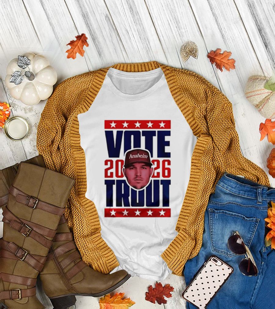 Vote Mike Trout Los Angeles Angels 2026 T-Shirt