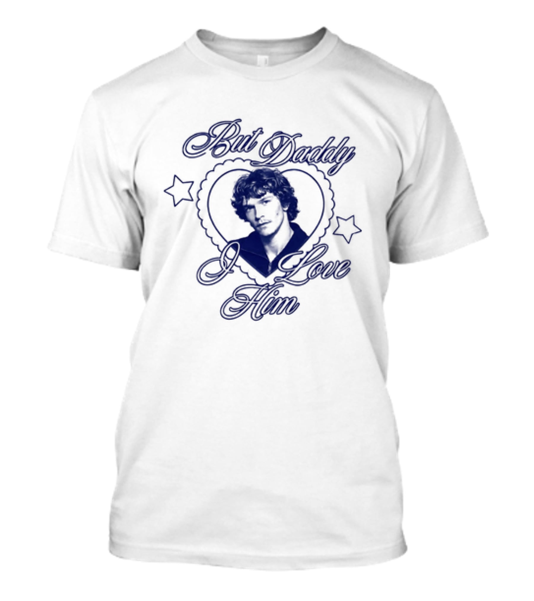 Matty Healy But Daddy I Love Him Heart Stars T-Shirt