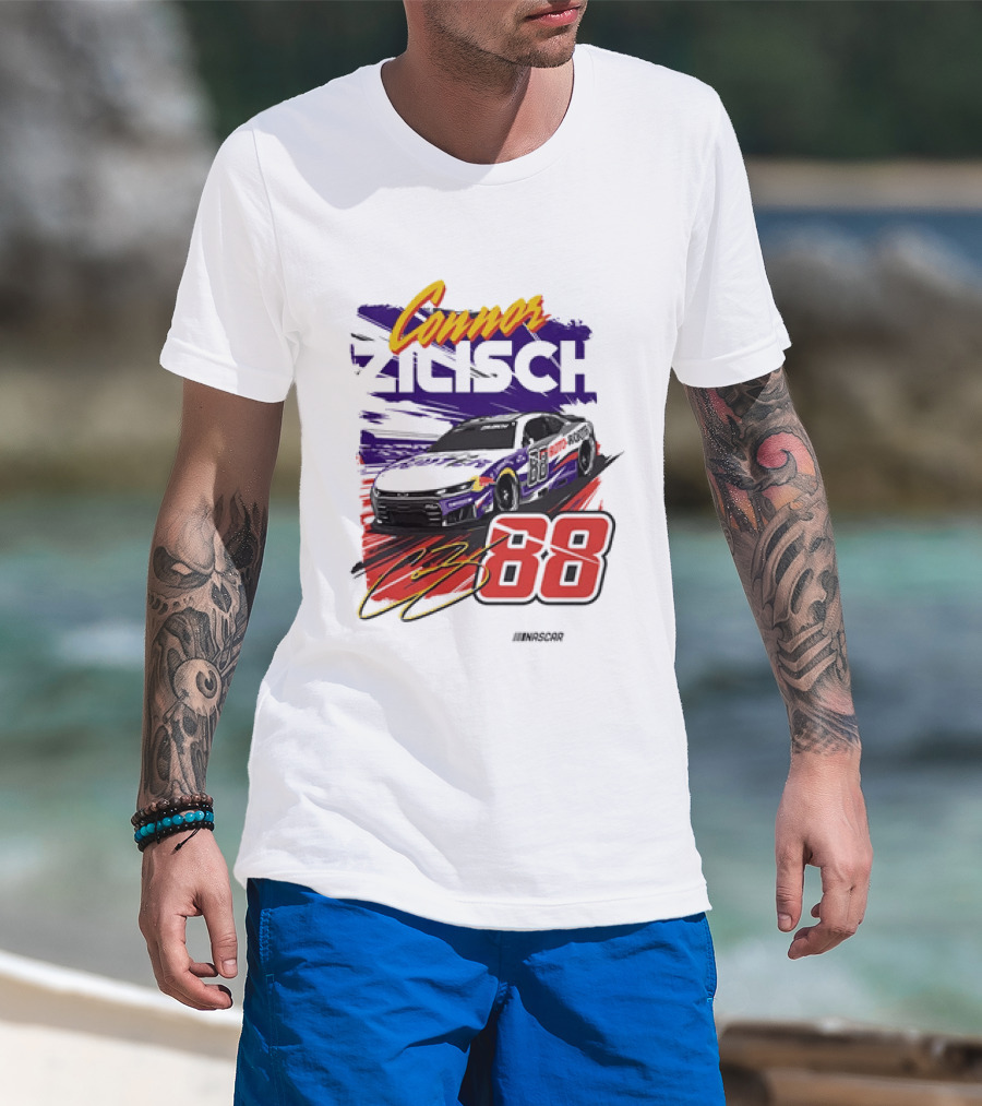 Connor Zilisch #88 NASCAR Racing Car Roto Rooter T-Shirt