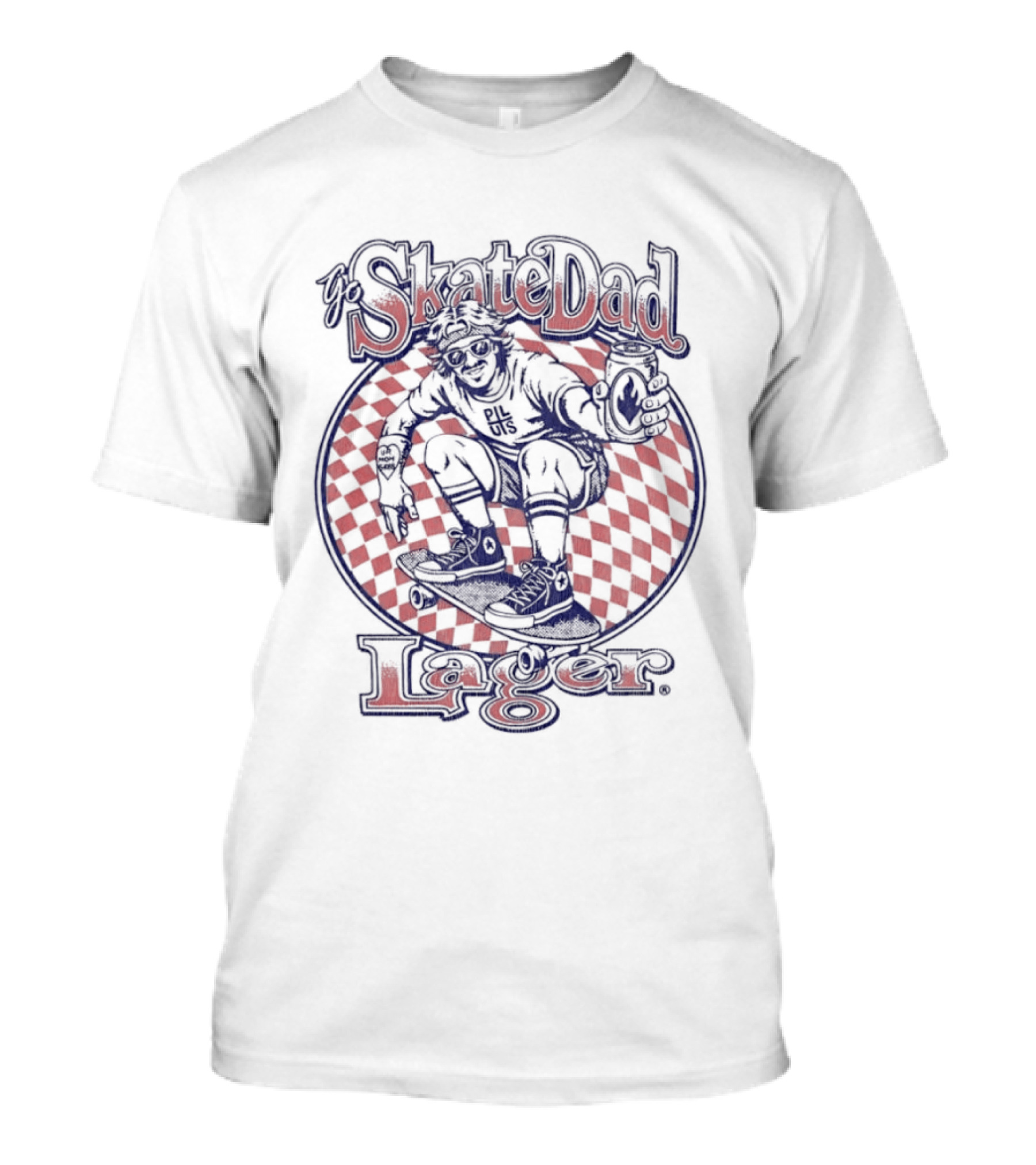 SkateDad Lager Ur Mom Sucks Pi L Uis Skateboarder T-Shirt