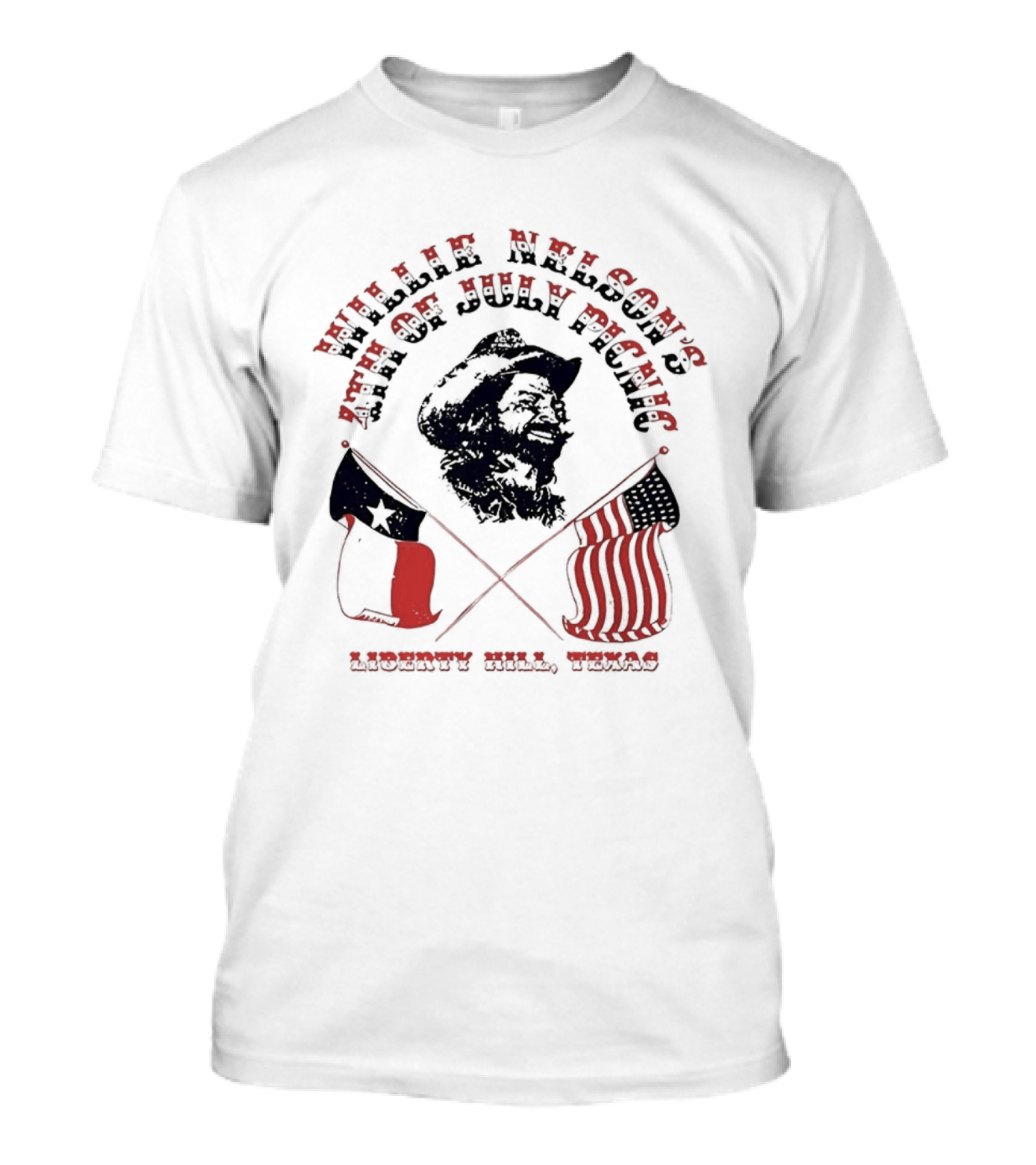 Willie Nelson's 4th Of July Picnic Gonzales Texas T-Shirt