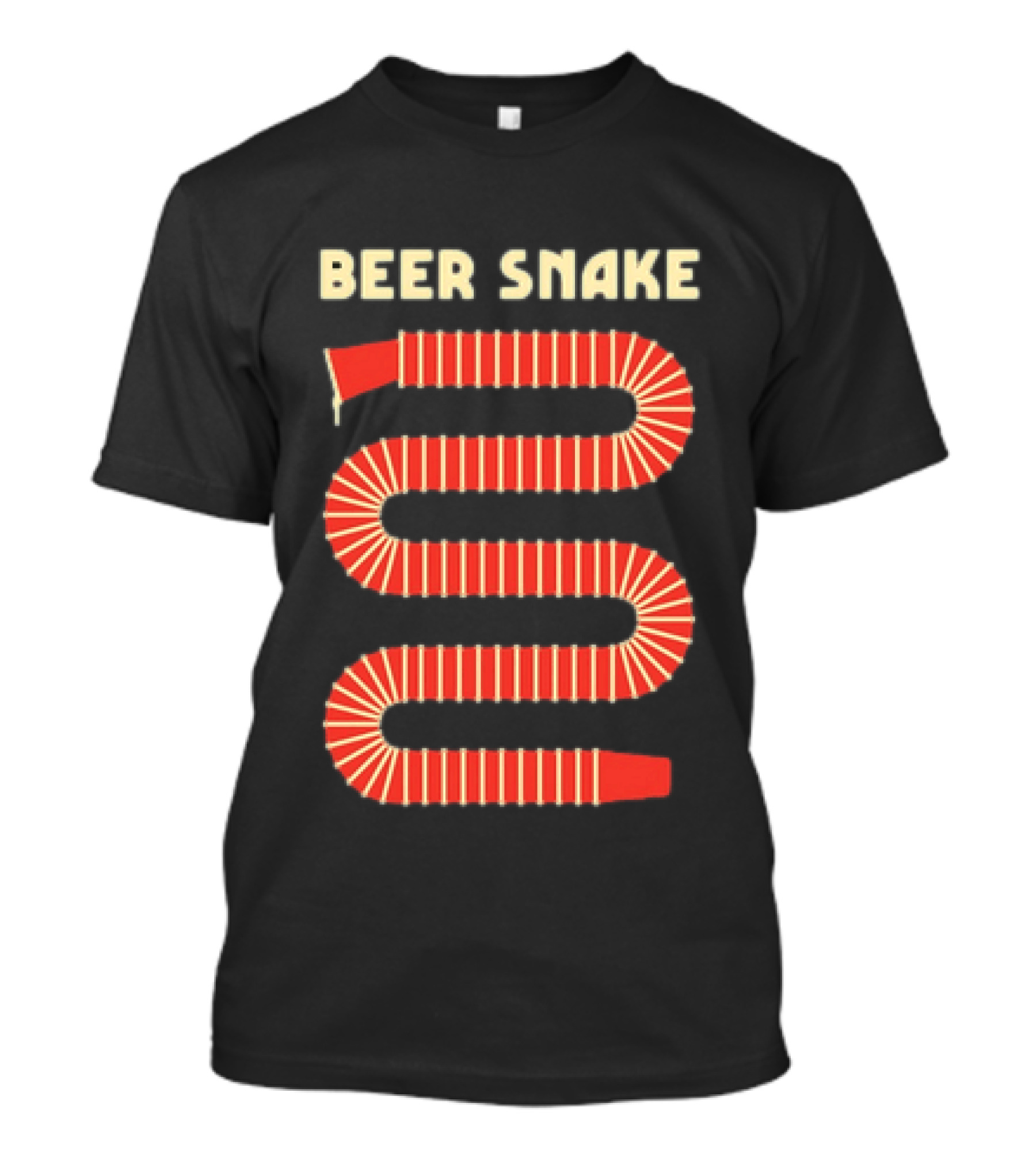 Beer Snake Drinking Game Party Festive Cups T-Shirt