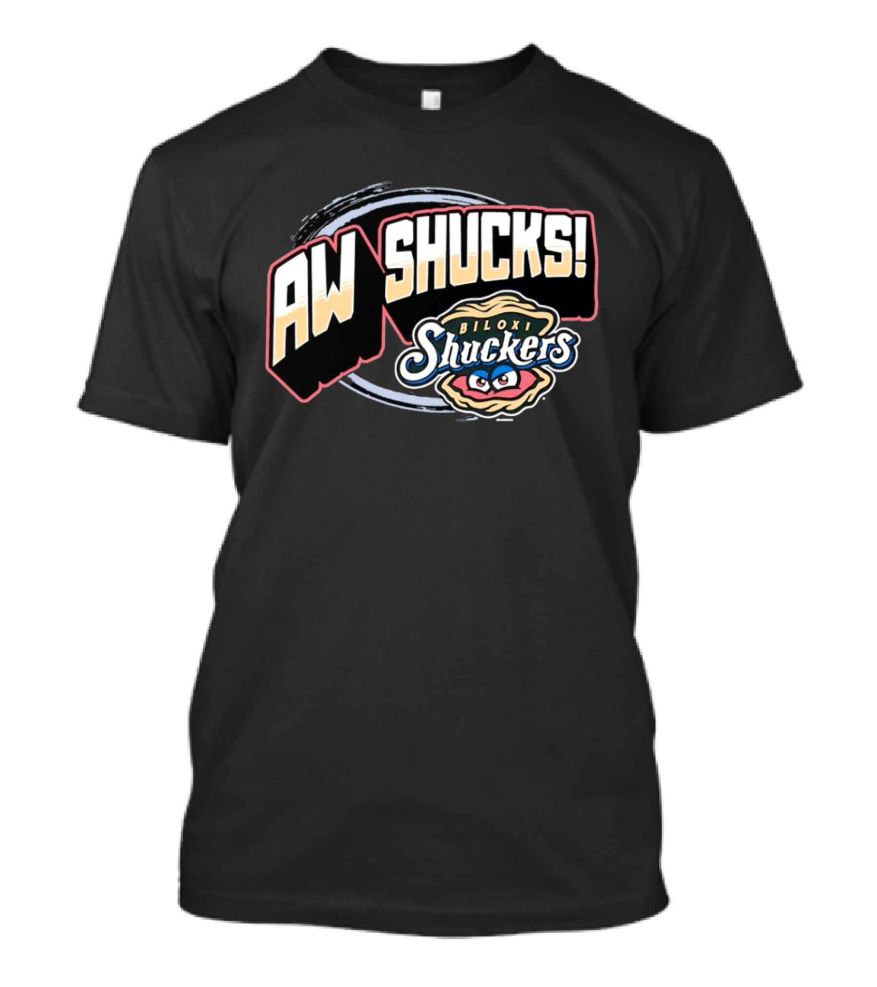Aw Shucks Biloxi Shuckers Minor League Baseball T-Shirt