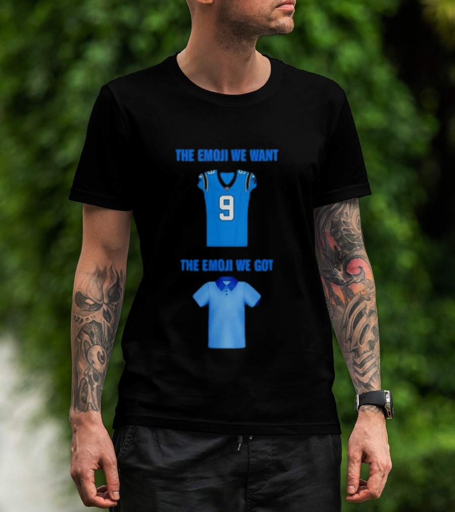 Carolina Panthers Emoji Meme The Emoji We Want Got Football T-Shirt
