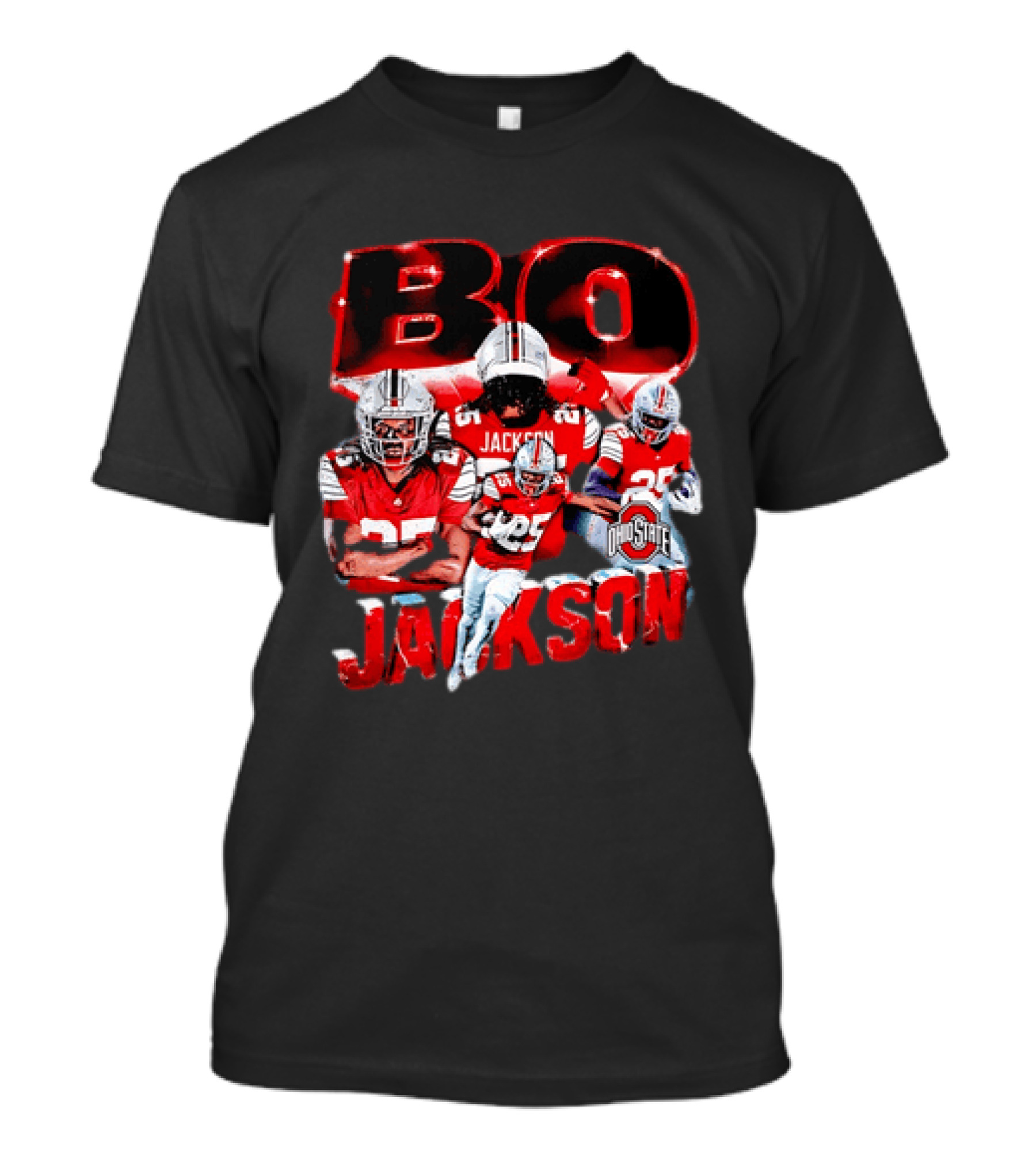 Bo Jackson Ohio State Football Player Sports Team T-Shirt