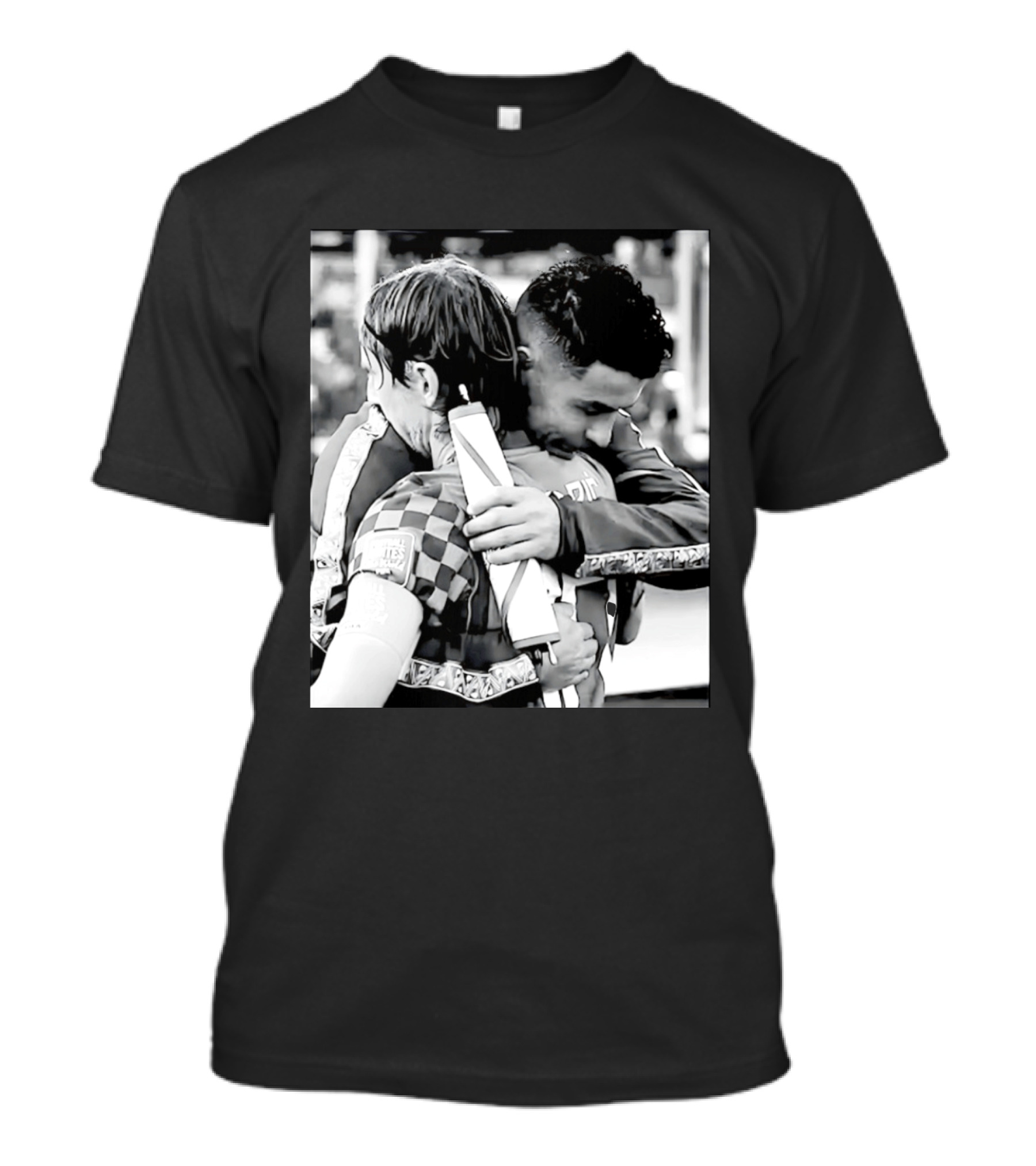Football Unites The World Luka Modrić Cristiano Ronaldo Hug Memorial T-Shirt