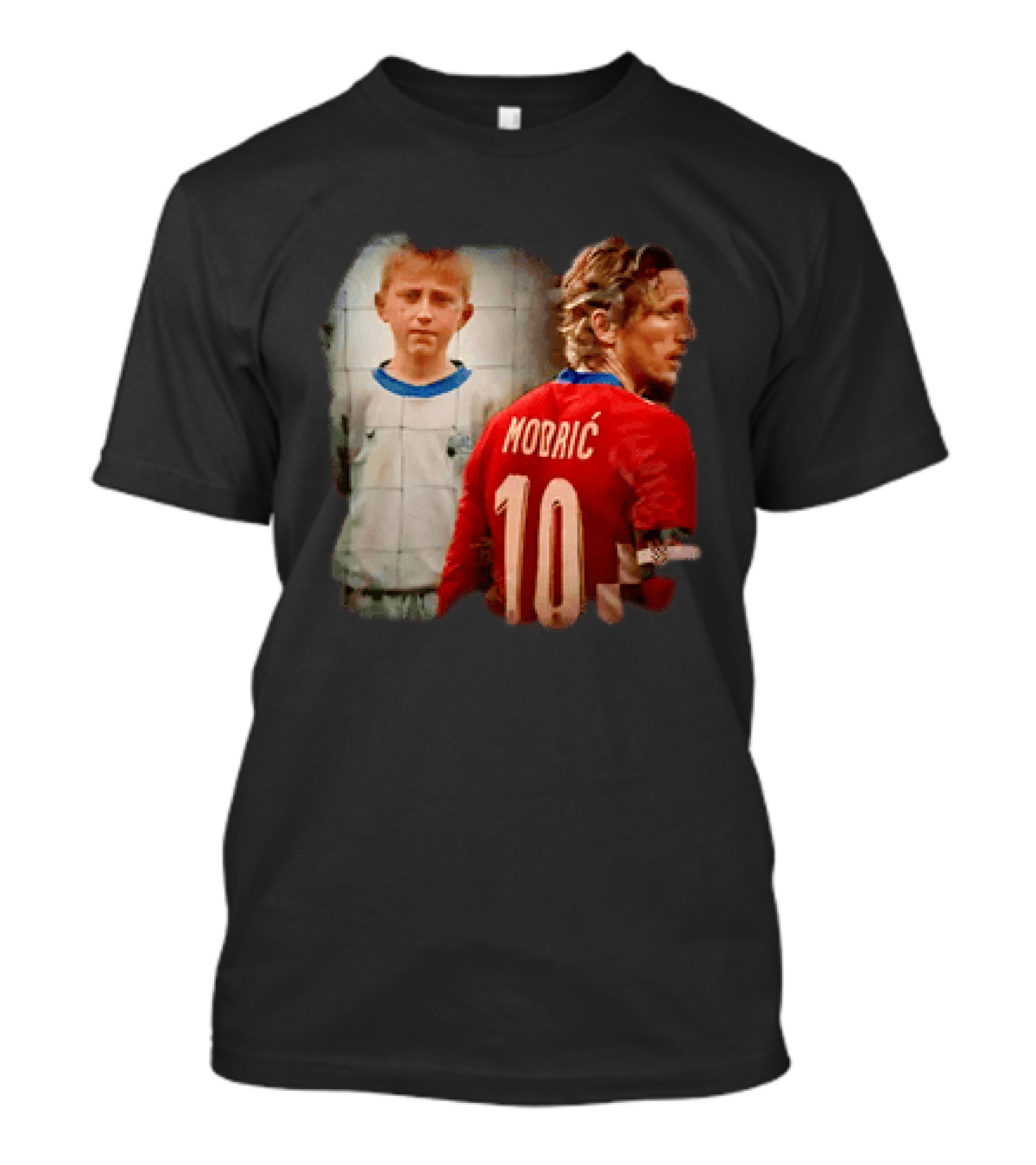 Luka Modrić Croatia National Team The Last Dance Young Modrić 10 T-Shirt