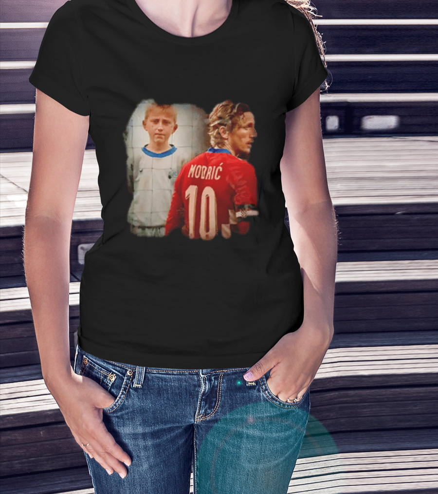 Luka Modrić Croatia National Team The Last Dance Young Modrić 10 T-Shirt