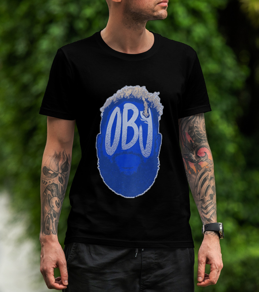 OBJ Odell Beckham Jr Big Head New York Giants T-Shirt