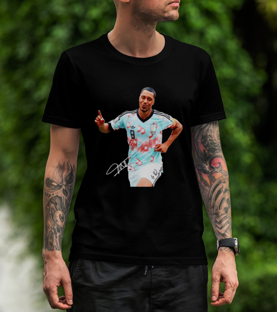 Youri Tielemans Belgium National Football Adidas Number 8 T-Shirt