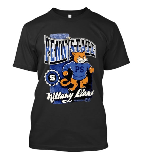 Penn State Nittany Lions PS Mascot Retro 1955 Established T-Shirt