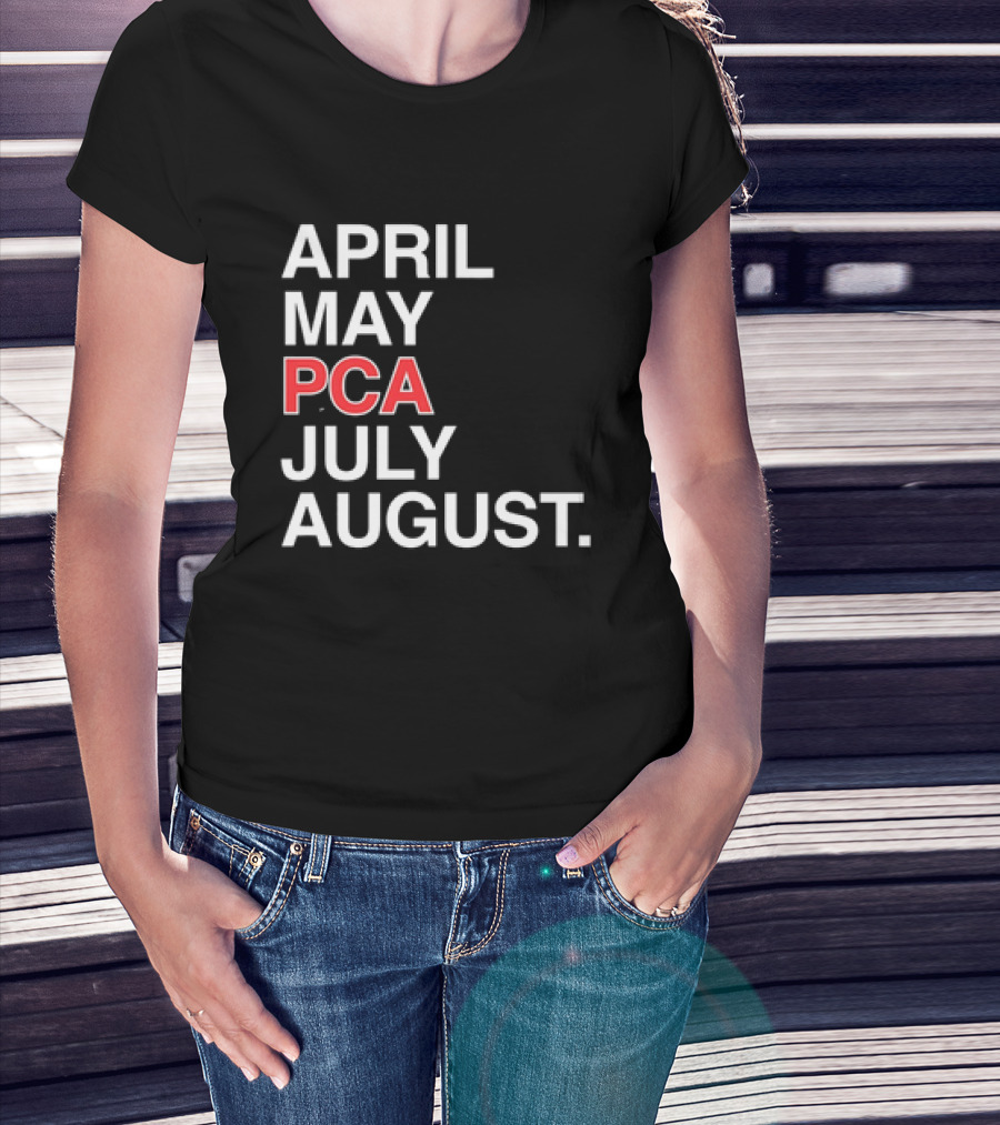 Pete Crow Armstrong PCA Chicago Cubs April May July August Calendar T-Shirt