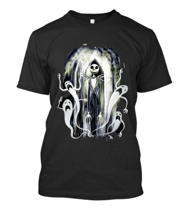 Jack Skellington The Nightmare Before Christmas Ghosts Arched Doorway T-Shirt