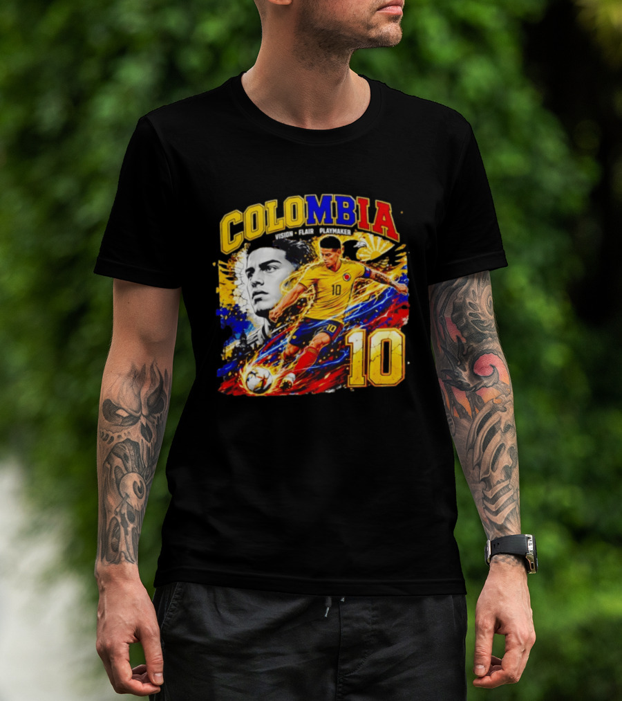 Colombia Vision Flair Playmaker 10 T-Shirt