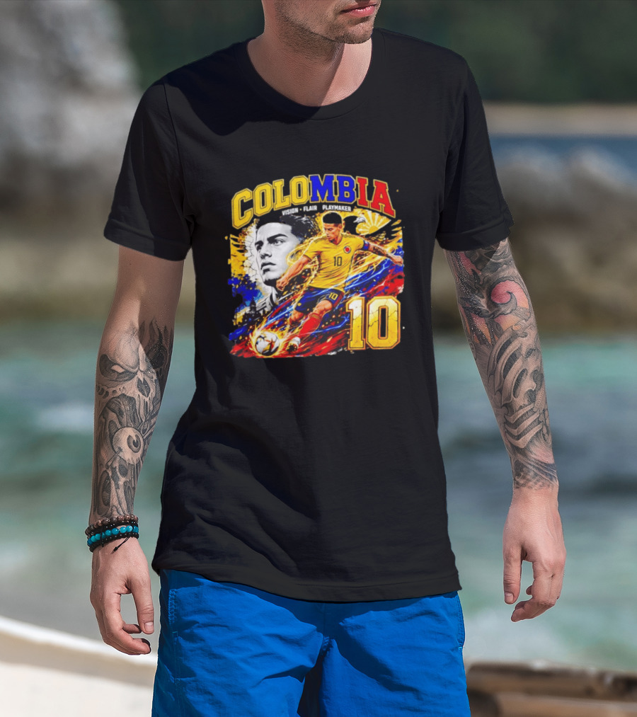 Colombia Vision Flair Playmaker 10 T-Shirt