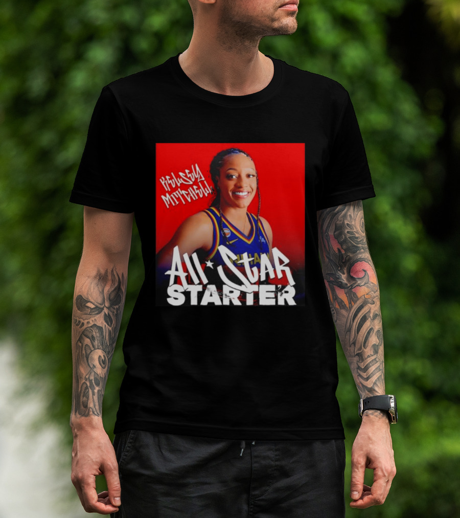 Kelsey Mitchell Indiana Fever All Star Starter Basketball T-Shirt