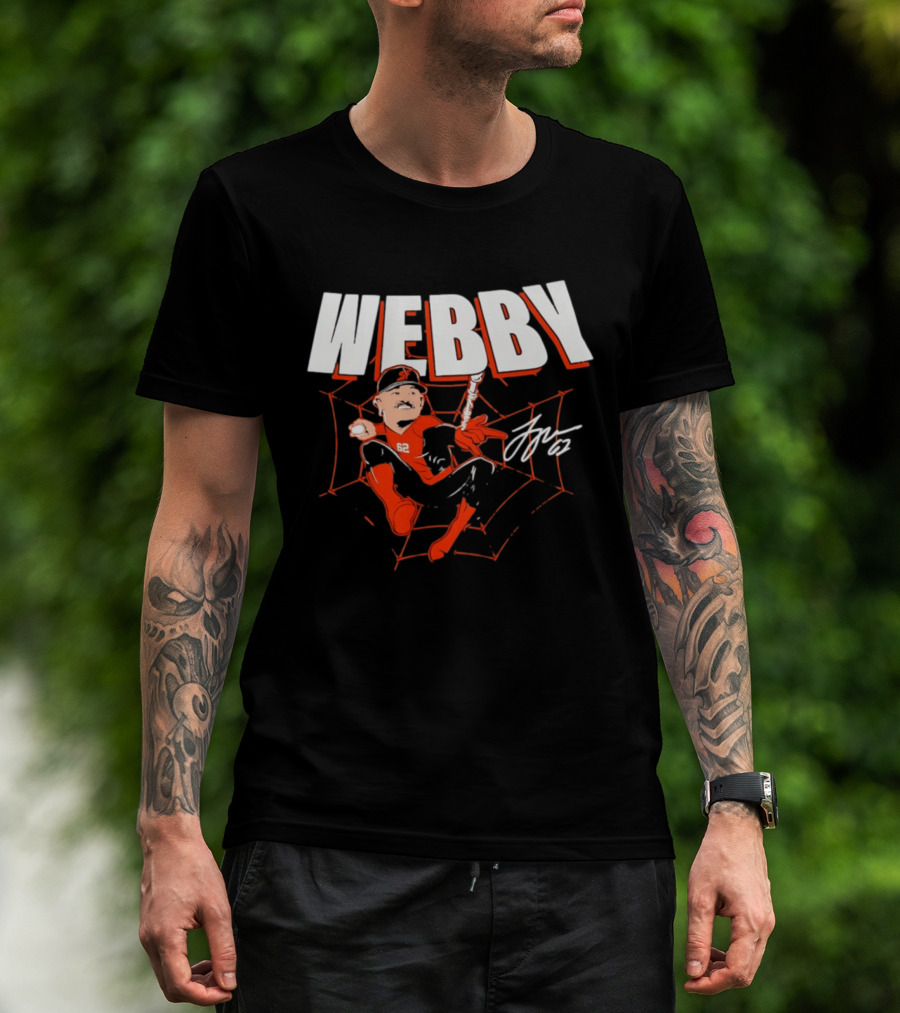 Logan Webb San Francisco Giants MLB Baseball Webby Spider Man 62 T-Shirt