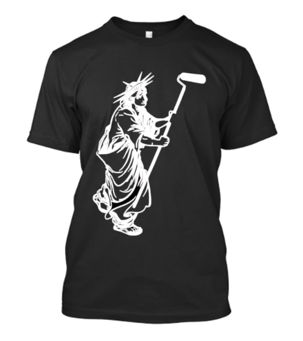 Statue Of Liberty Paint Roller Meme T-Shirt