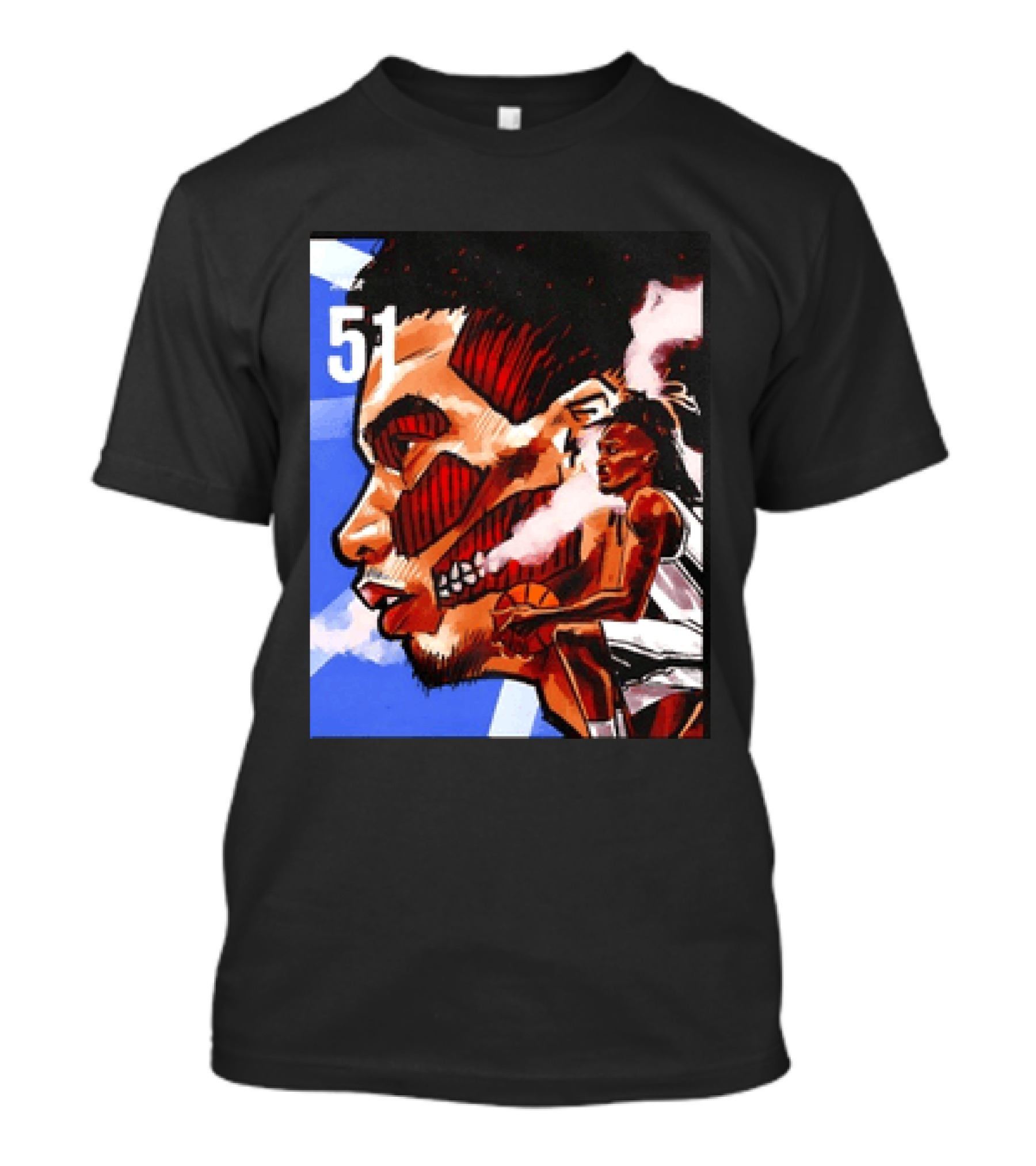51 Wembanyama Anime San Antonio Spurs Alien T-Shirt