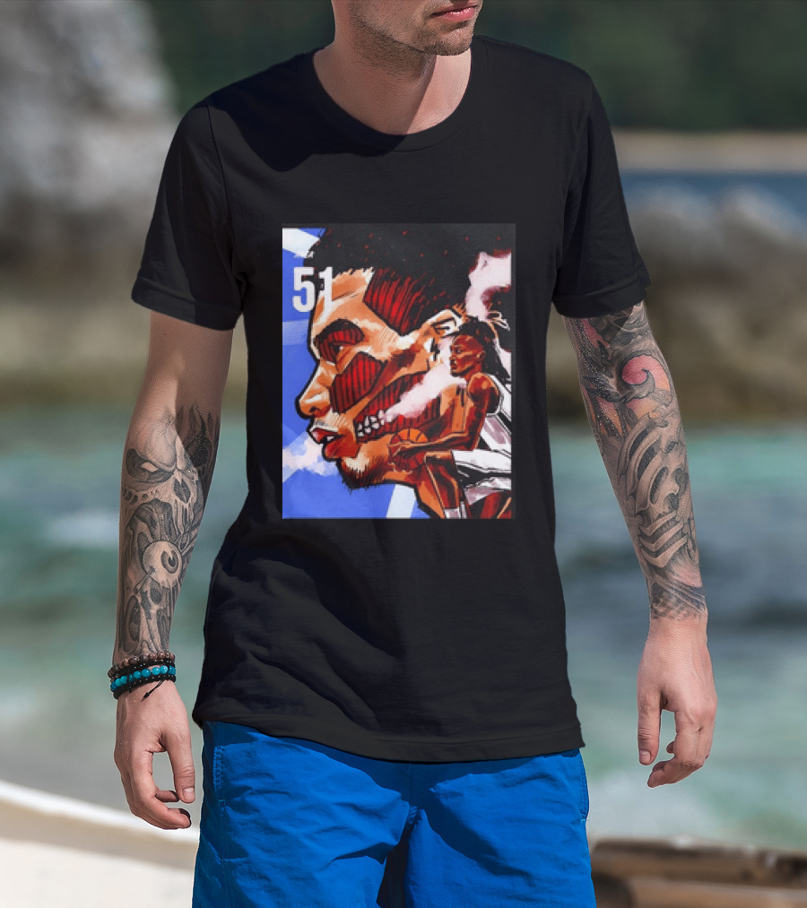 51 Wembanyama Anime San Antonio Spurs Alien T-Shirt