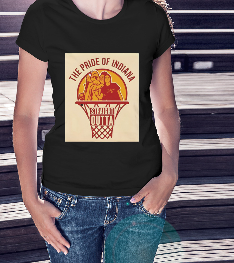 The Pride Of Indiana Straight Outta WNBA Basketball 2026 T-Shirt
