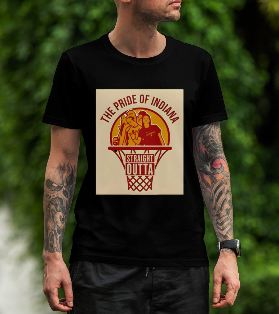 The Pride Of Indiana Straight Outta WNBA Basketball 2026 T-Shirt