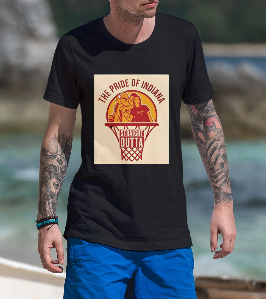 The Pride Of Indiana Straight Outta WNBA Basketball 2026 T-Shirt
