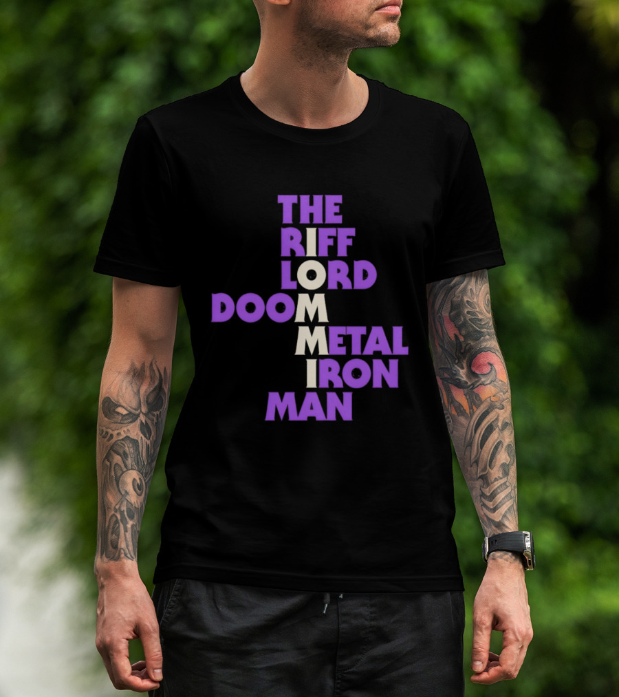 The Riff Lord Iommi Doom Metal Iron Man T-Shirt