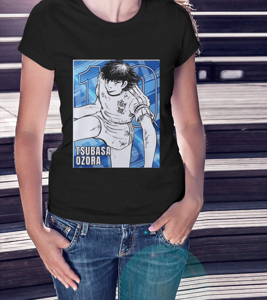 Tsubasa Ozora Nankatsu 10 Captain Tsubasa Anime Manga Series T-Shirt