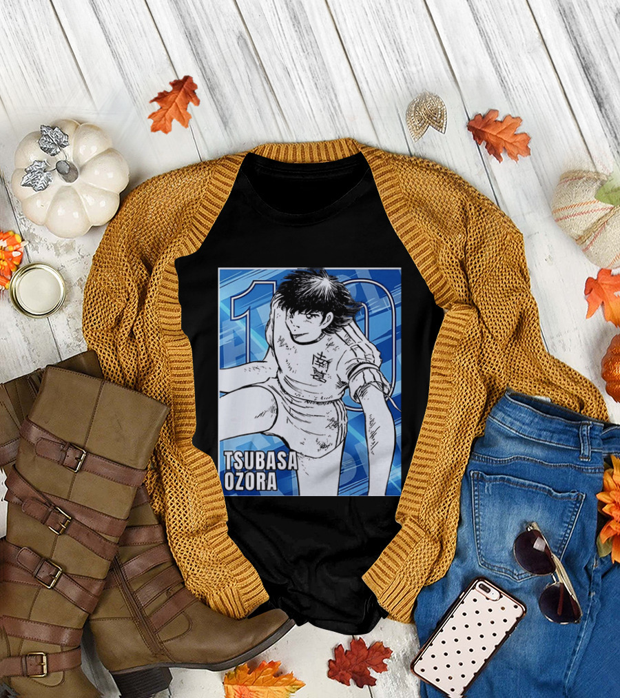 Tsubasa Ozora Nankatsu 10 Captain Tsubasa Anime Manga Series T-Shirt