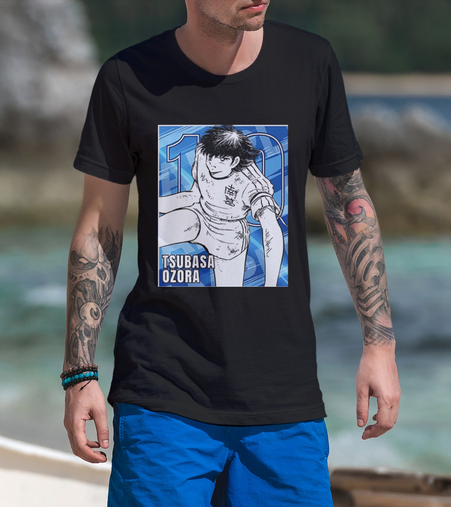 Tsubasa Ozora Nankatsu 10 Captain Tsubasa Anime Manga Series T-Shirt