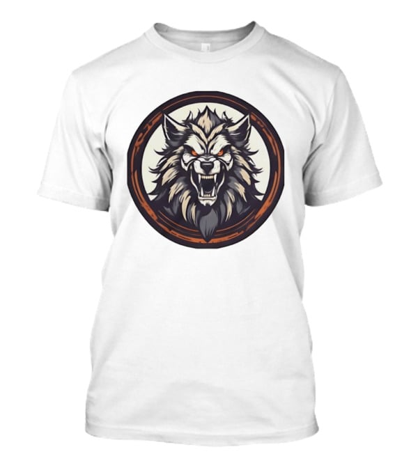 Angry Werewolf Head Fierce Wild Beast T-Shirt